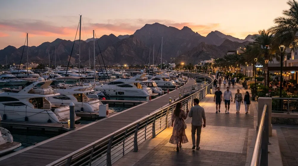 Al Mouj, Muscat: the marina district where the sea sets the pace