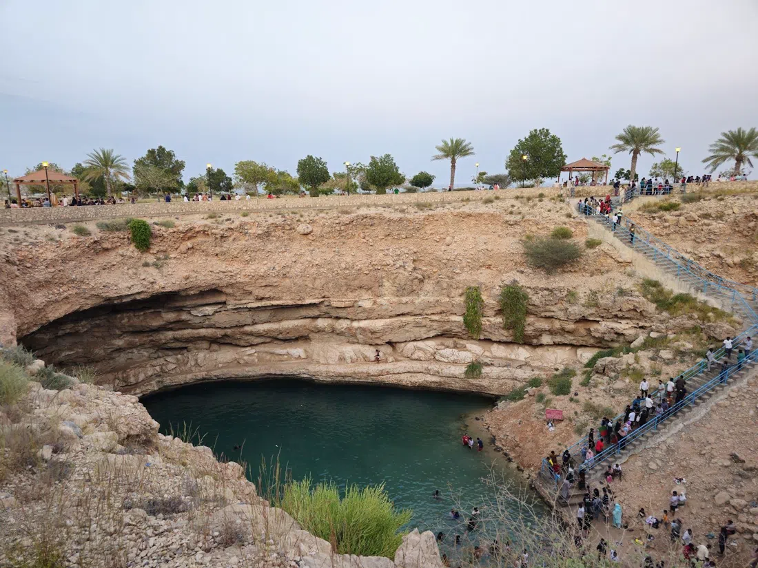 Gouffre de Bimmah (parc Hawiyat Najm), Mascate