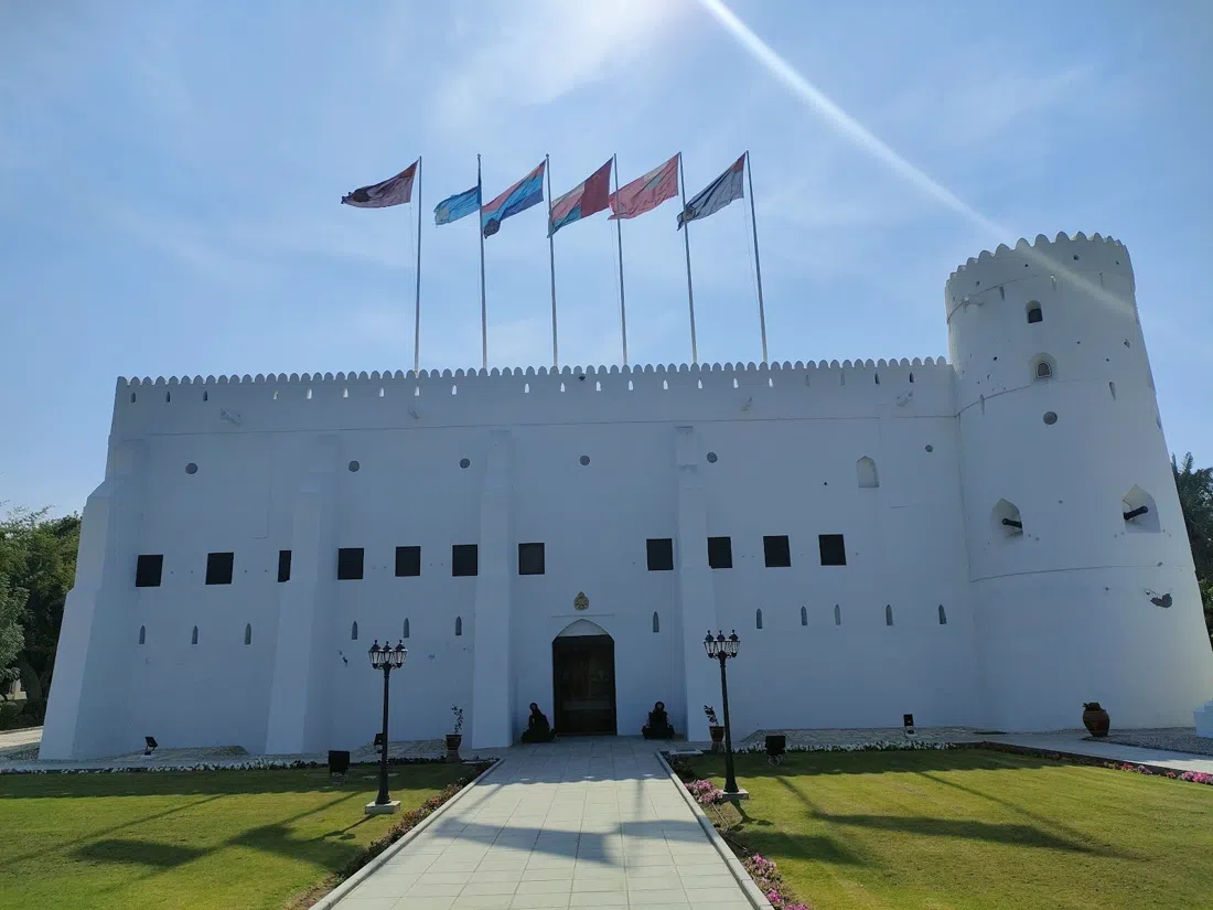 Sultan's Armed Forces Museum at Bait Al Falaj Fort on Al Mujamma Street