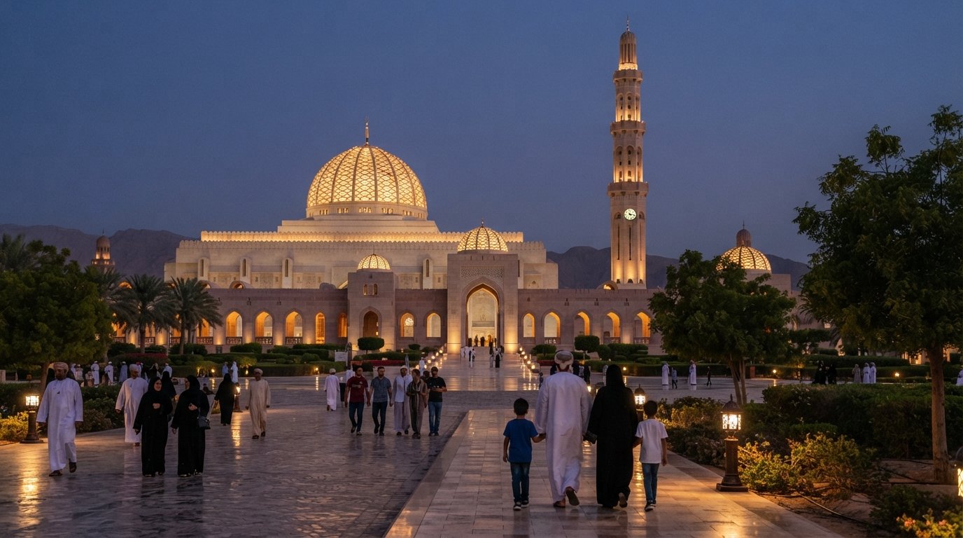 Al Khuwair, Muscat: the capital’s practical heart with a grand mosque at its centre
